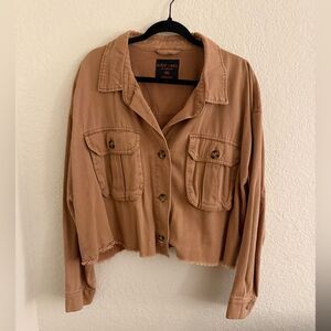 Black Label Brown crop brown Jacket